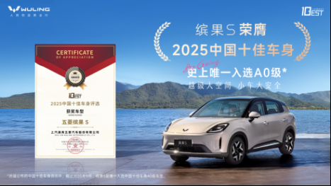 繽果S榮膺中國(guó)十佳車(chē)身 成首款獲此殊榮A0級(jí)車(chē)