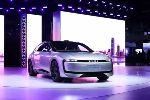 被極氪001震撼到后 奧迪也造了一款全新純電車